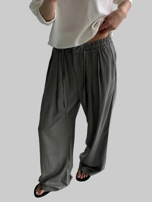 Clever Alice Easy Linen Banding Pants - clever alice