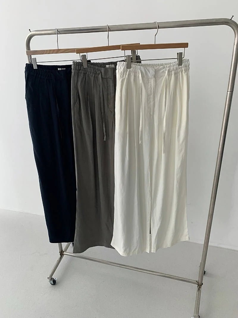Clever Alice Easy Linen Banding Pants - clever alice