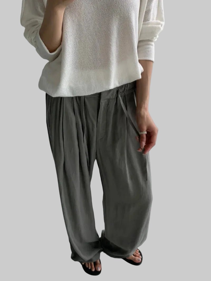 Clever Alice Easy Linen Banding Pants - clever alice