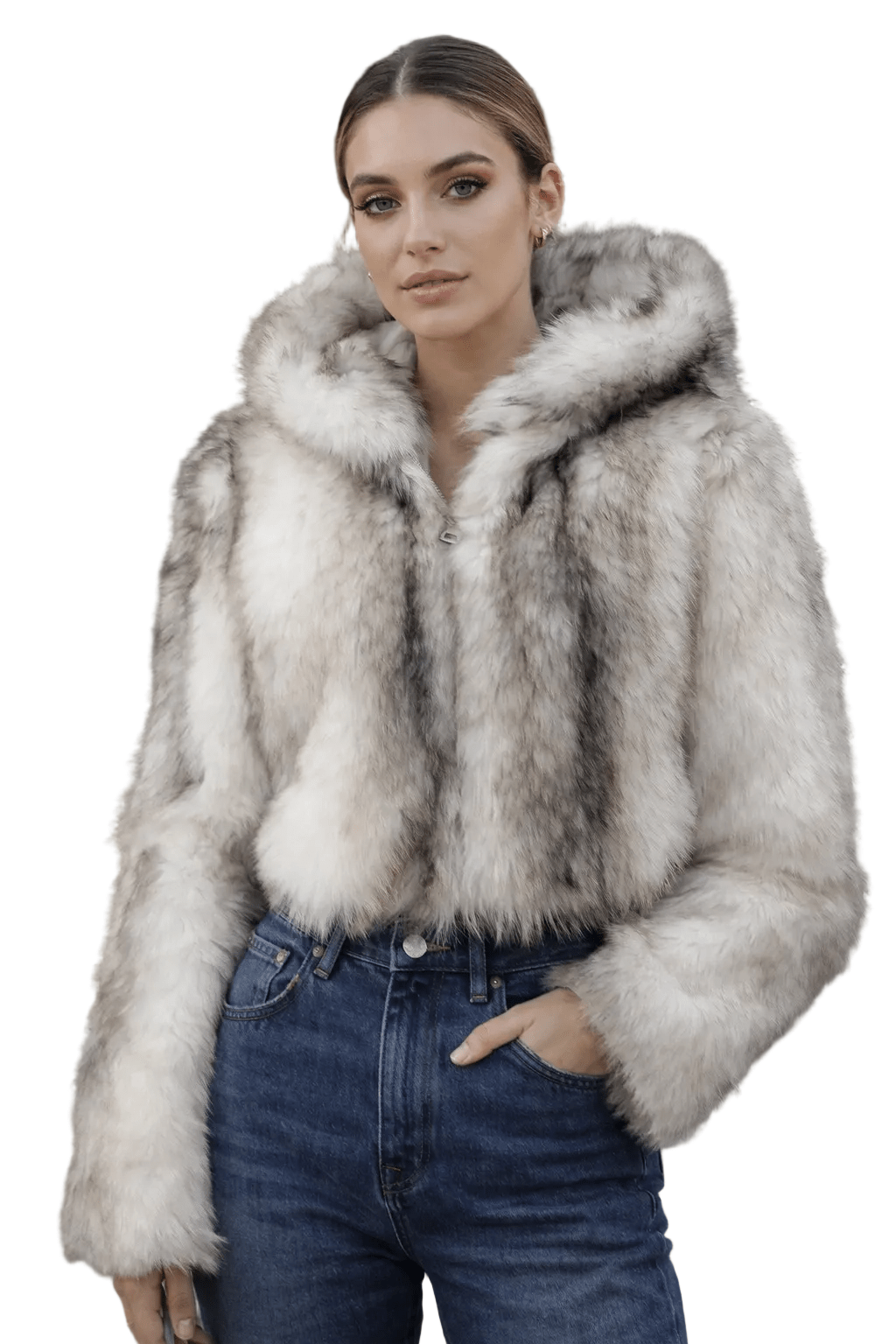 Clever Alice Faux Fur Hoodie - clever alice
