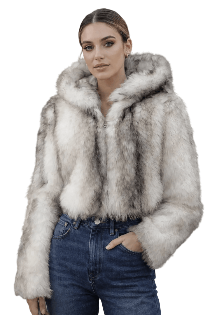 Clever Alice Faux Fur Hoodie - clever alice
