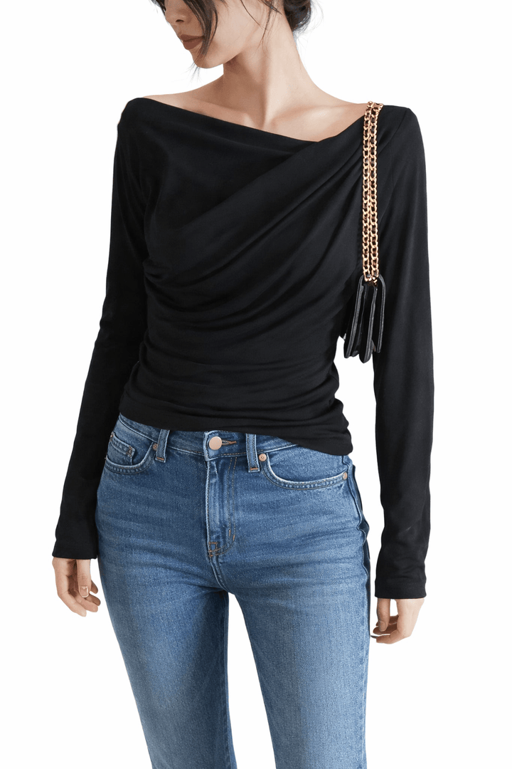Clever Alice Glory Drape Tee - clever alice