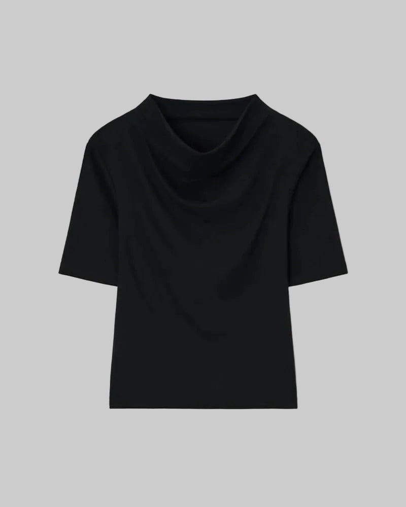 Clever Alice Half Turtleneck Hull Tee - clever alice