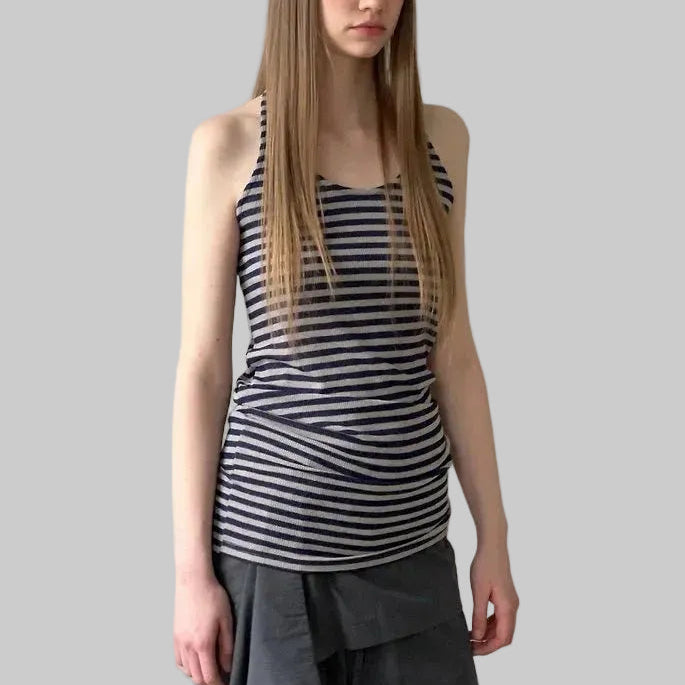 Clever Alice Halter Belt Knit Top - clever alice