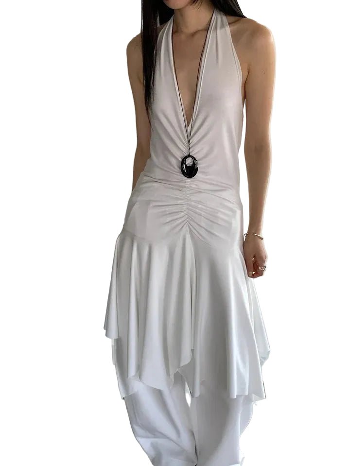 Clever Alice Halter Shirring One - Piece - clever alice