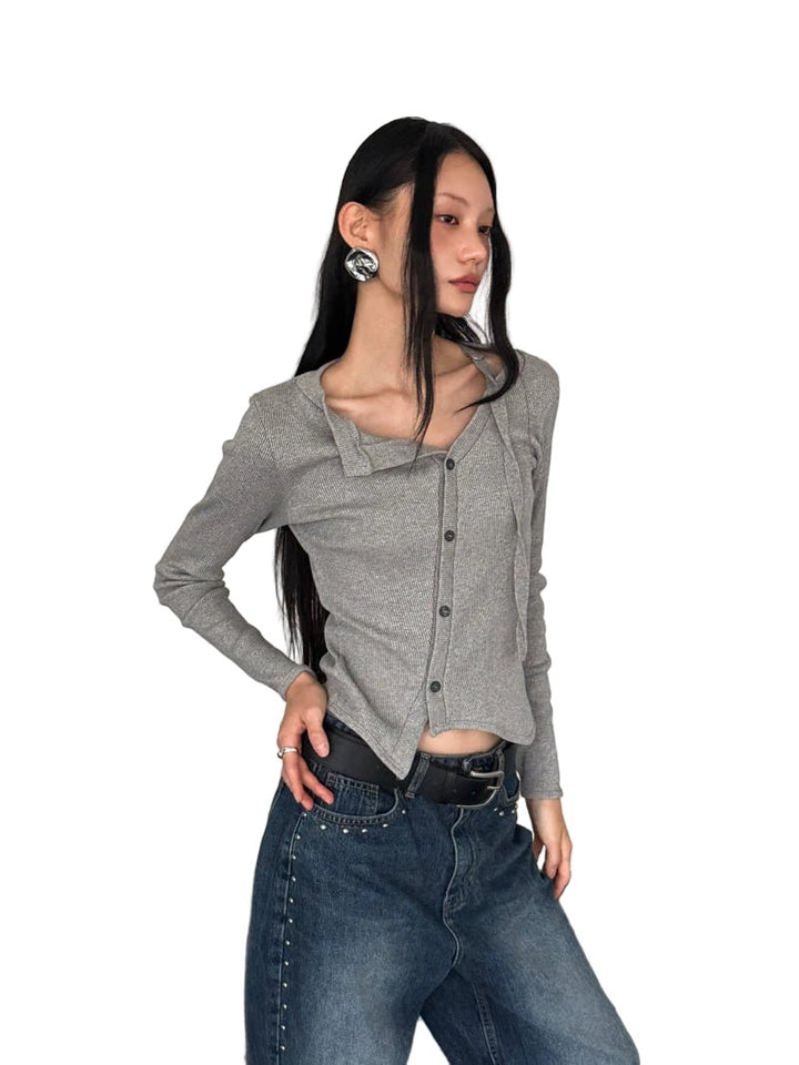 Clever Alice Jay D - Ring Ribbed Tee - clever alice