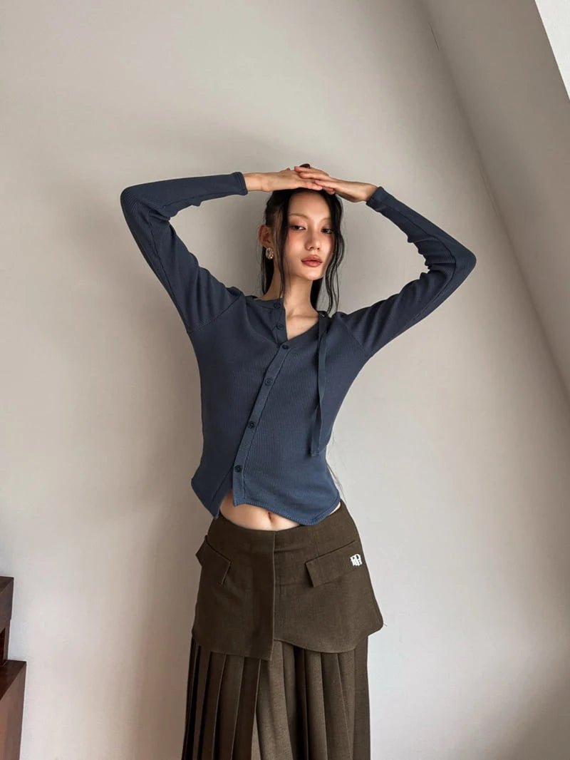 Clever Alice Jay D - Ring Ribbed Tee - clever alice