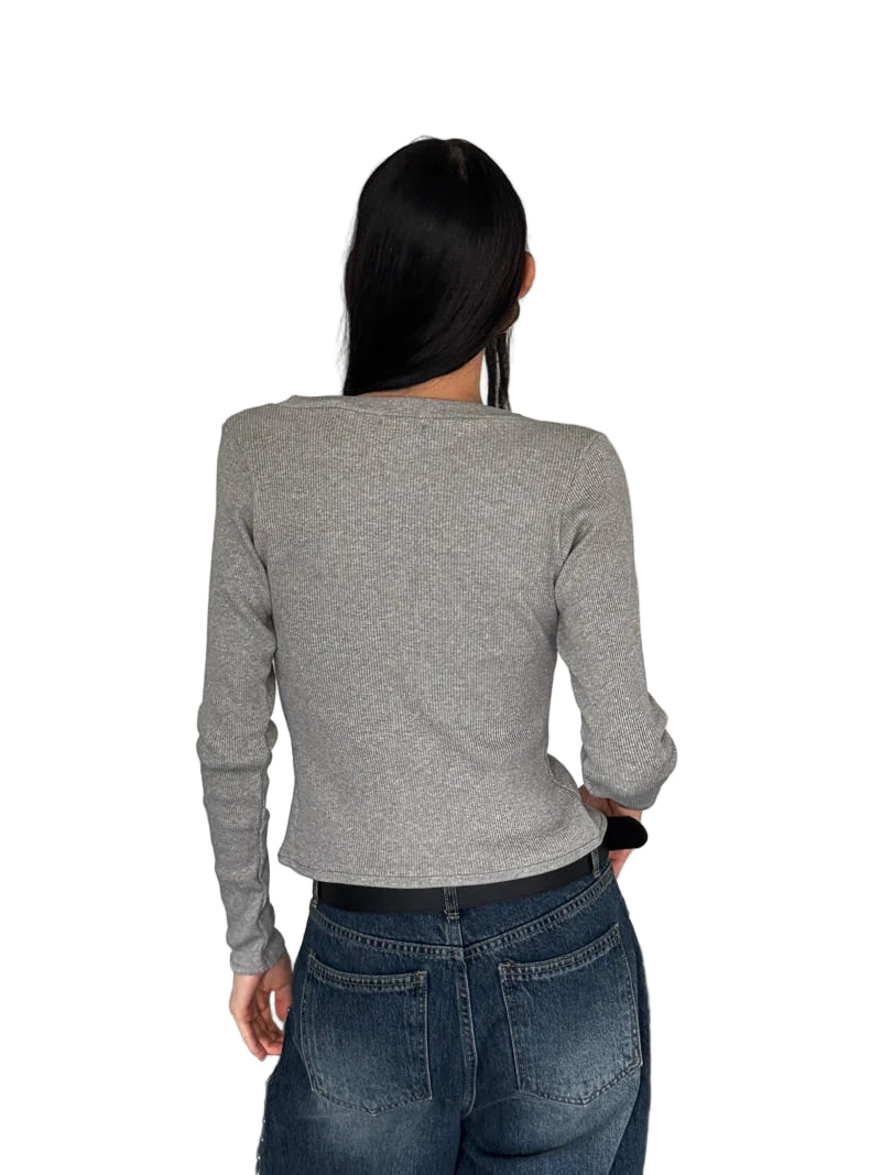 Clever Alice Jay D - Ring Ribbed Tee - clever alice