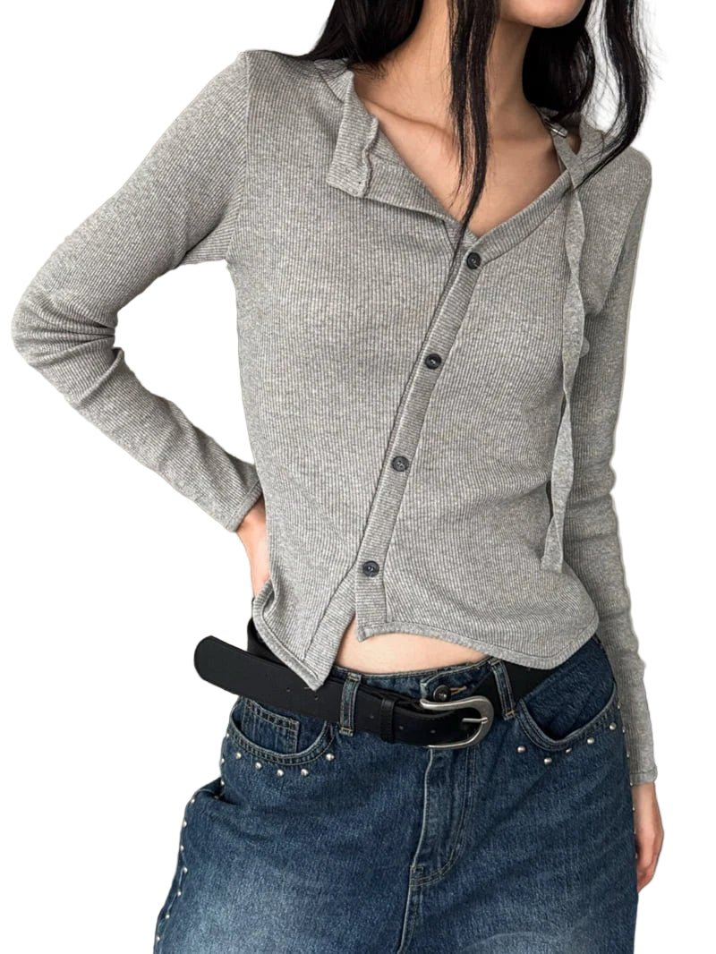 Clever Alice Jay D - Ring Ribbed Tee - clever alice