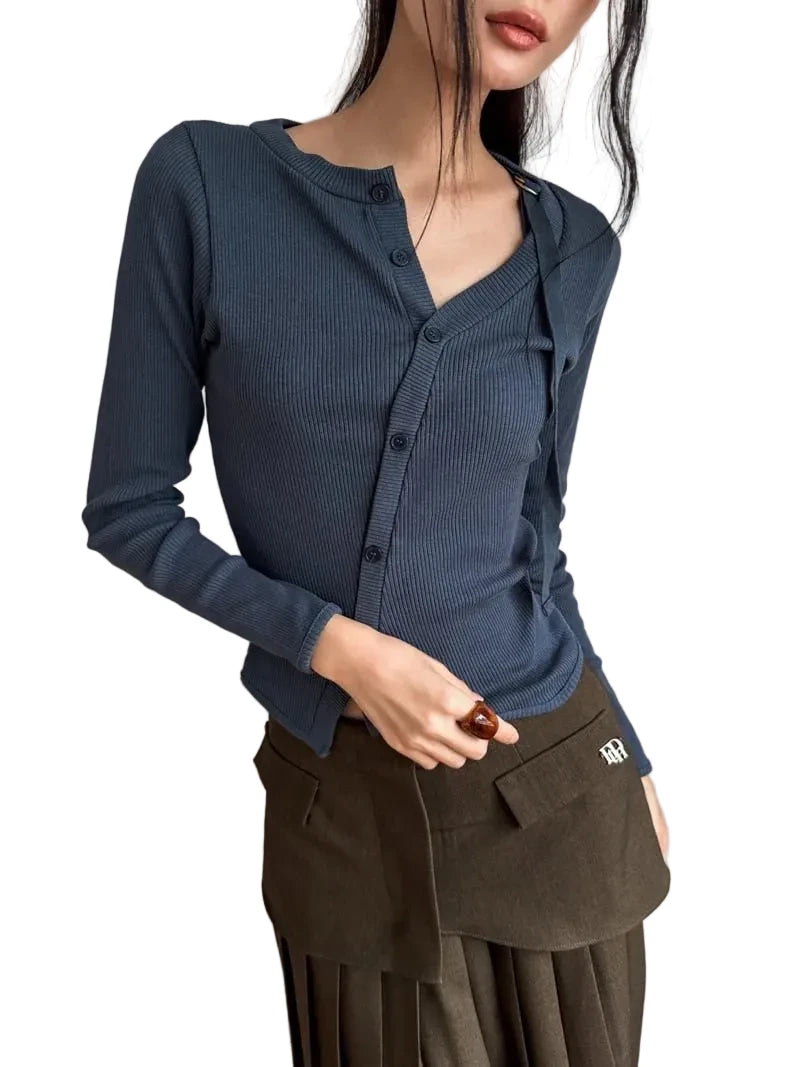 Clever Alice Jay D - Ring Ribbed Tee - clever alice