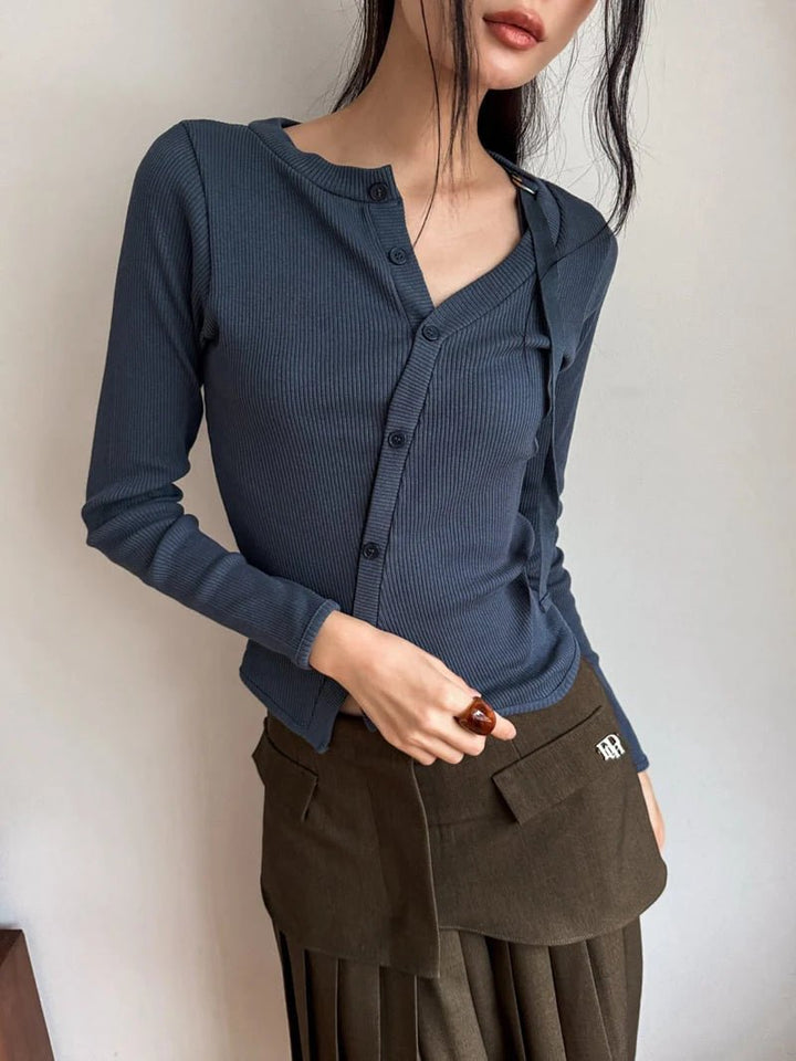 Clever Alice Jay D - Ring Ribbed Tee - clever alice