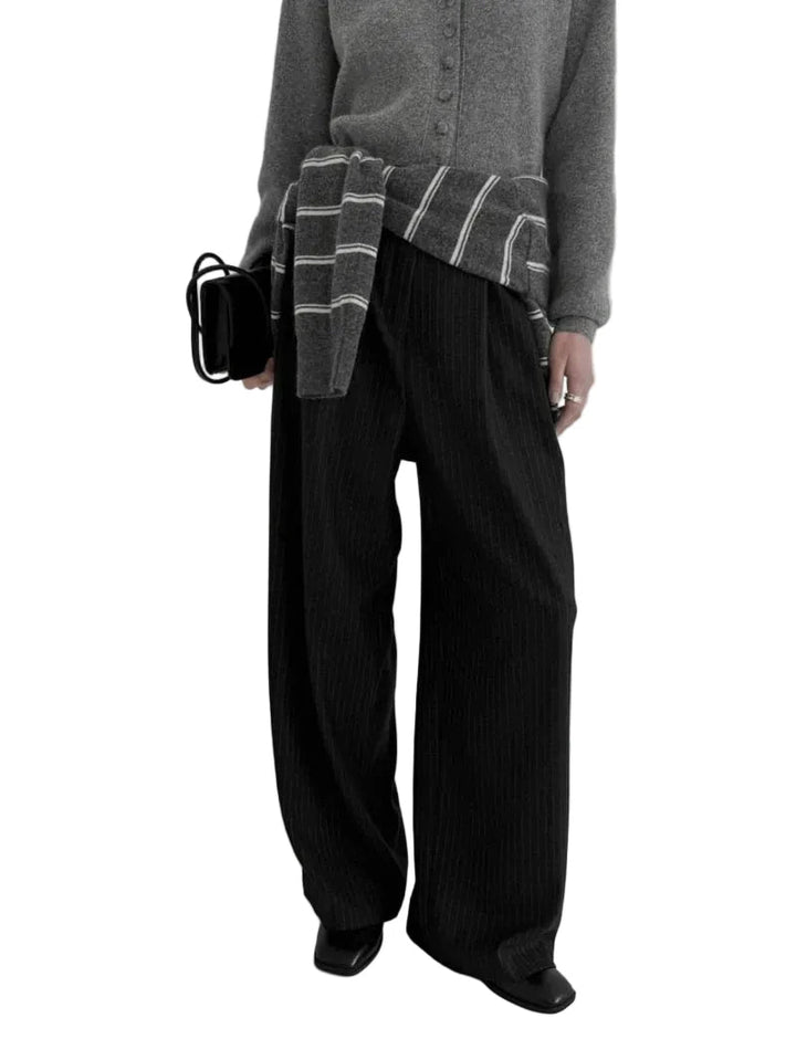 Clever Alice Jay Striped Wide Pants - clever alice