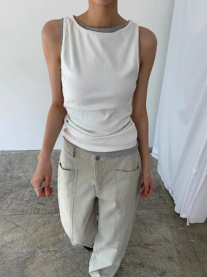 Clever Alice Jelly Sleeveless Tee - clever alice