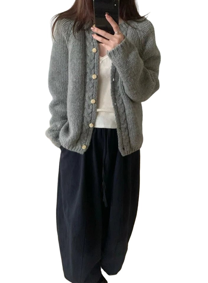 Clever Alice Knitted Cardigan - clever alice