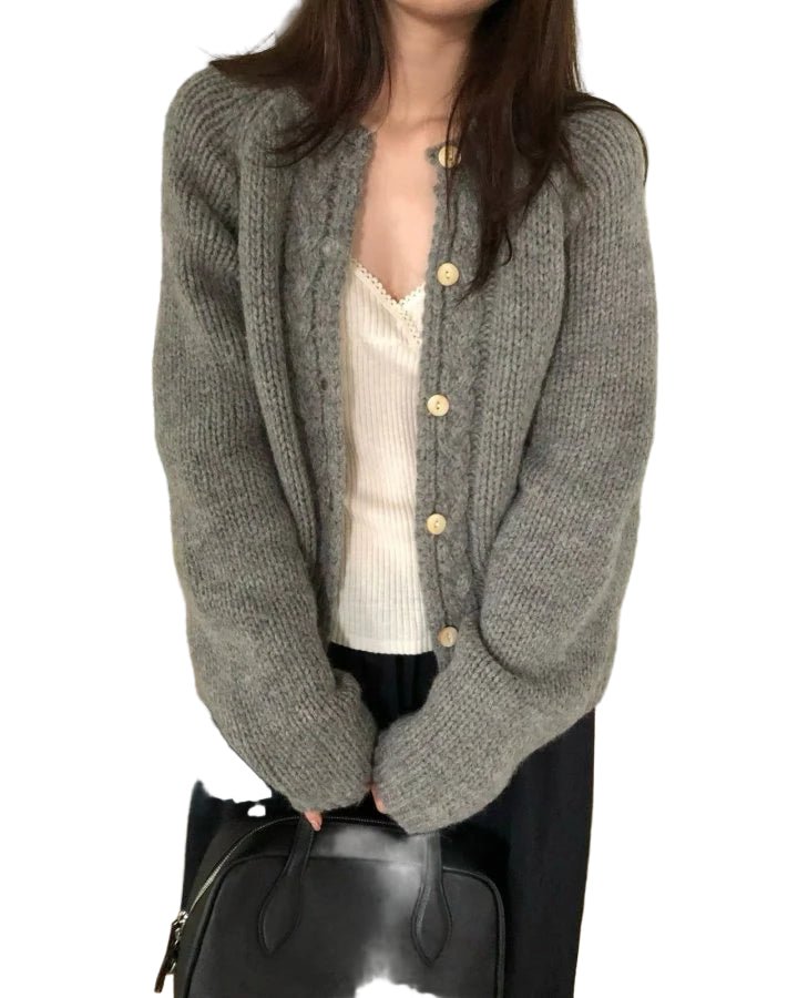 Clever Alice Knitted Cardigan - clever alice