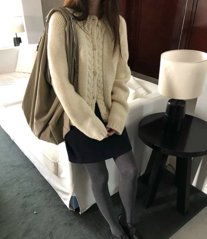 Clever Alice Knitted Cardigan - clever alice