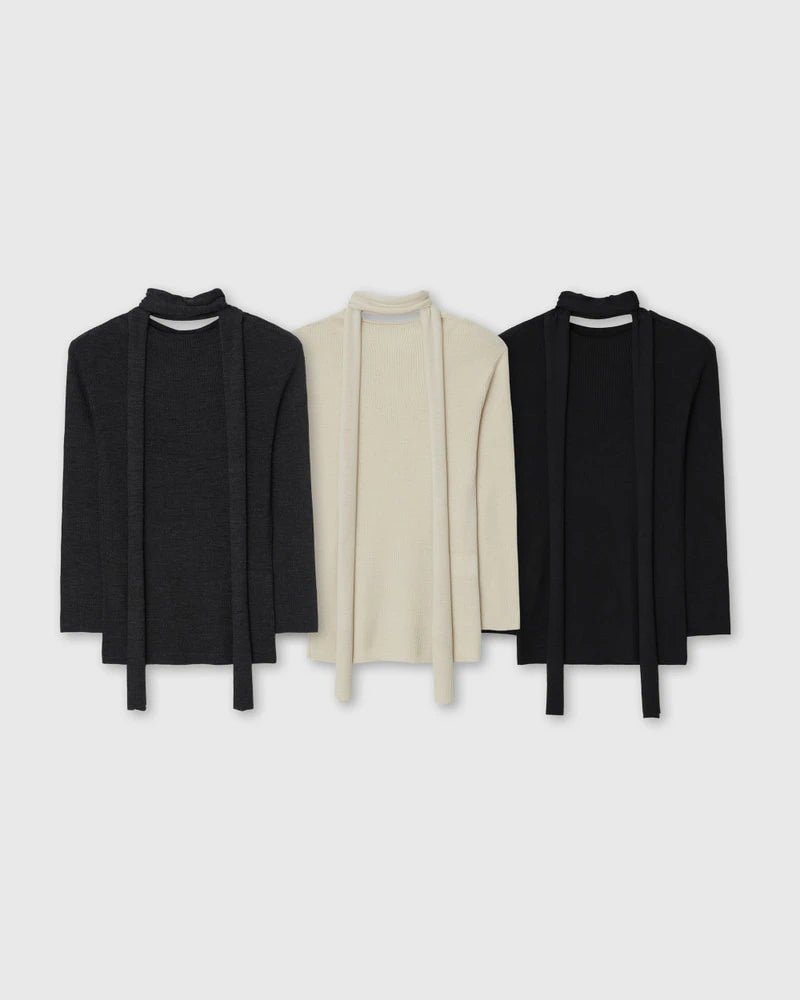 Clever Alice Midi Sleeved Muffler Top - clever alice