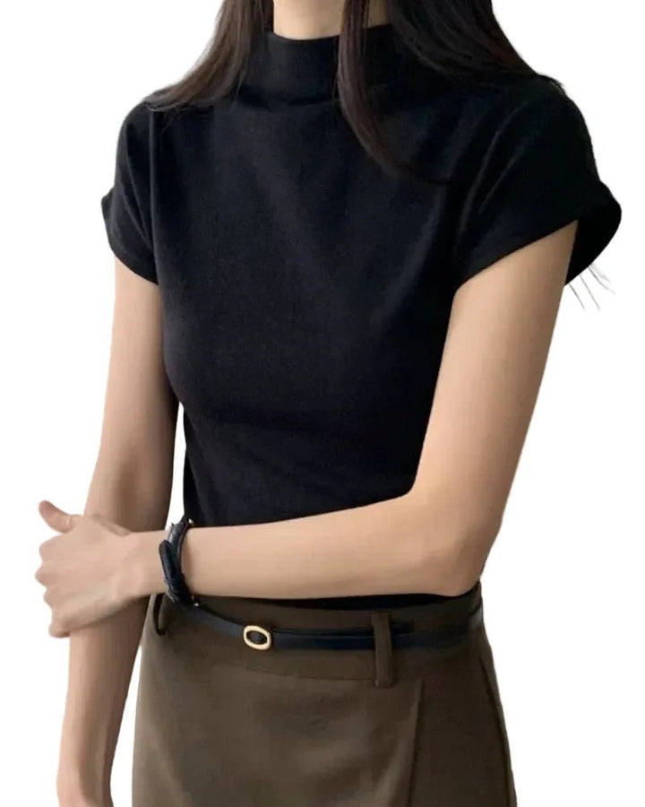 Clever Alice Mild Half Turtleneck Tee - clever alice