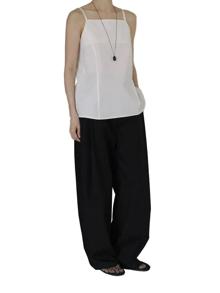 Clever Alice Mono Tuck Cotton Pants - clever alice