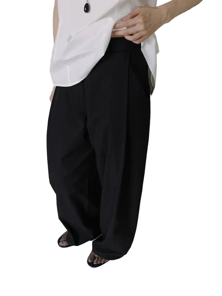 Clever Alice Mono Tuck Cotton Pants - clever alice
