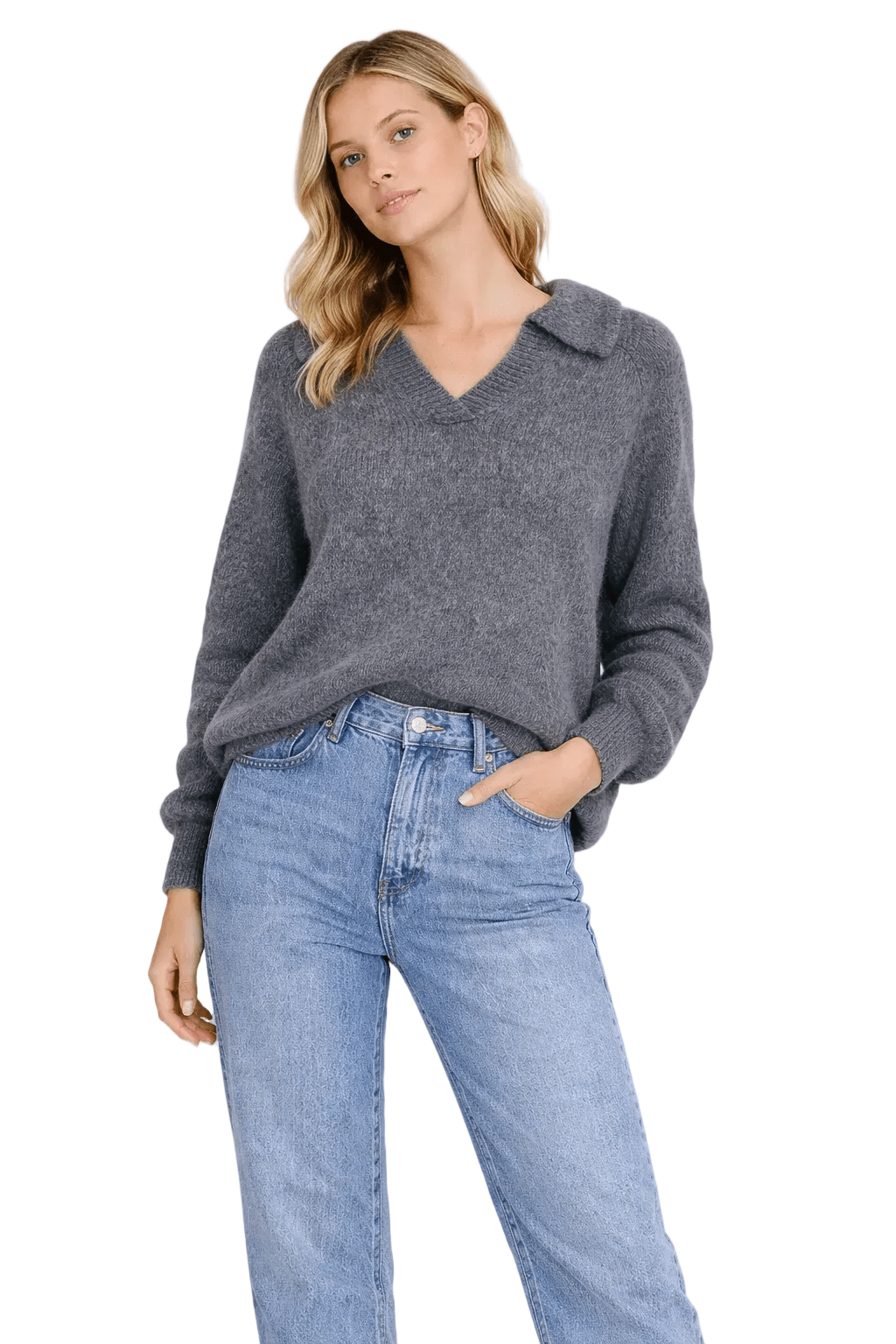 Clever Alice Polo Sweater - clever alice