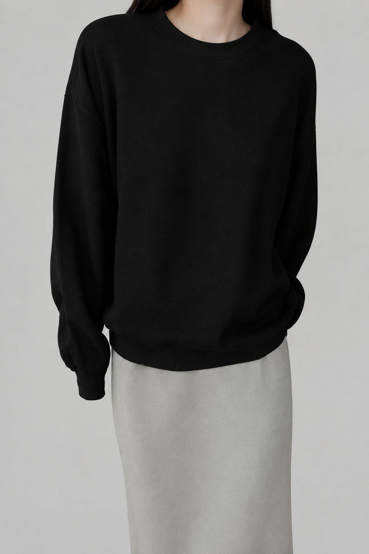 Clever Alice Sand Sweatshirt Blouse - clever alice