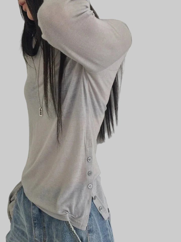 Clever Alice Save Slit Tee - clever alice