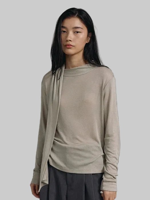 Clever Alice Scarf Tencel Tee - clever alice