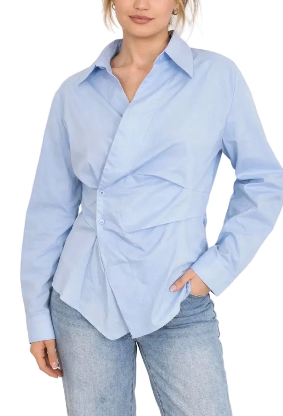 Clever Alice Siren Side Button Top - clever alice