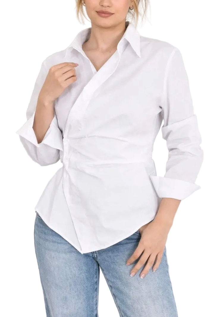 Clever Alice Siren Side Button Top - clever alice