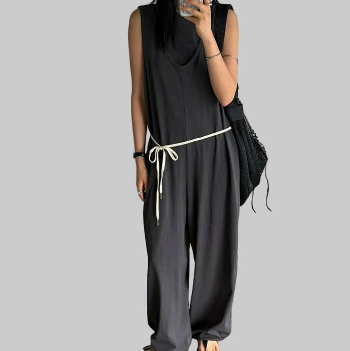 Clever Alice Sleeveless Jumpsuit Set - clever alice