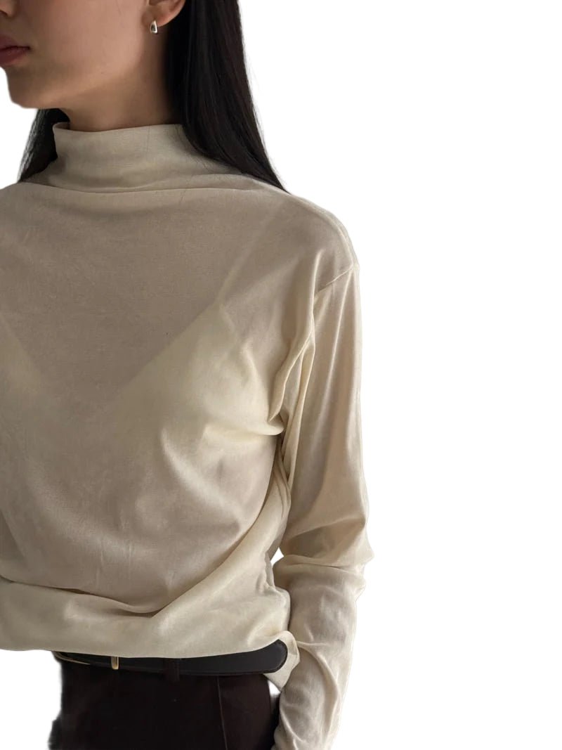 Clever Alice Texture Velvet Tee - clever alice