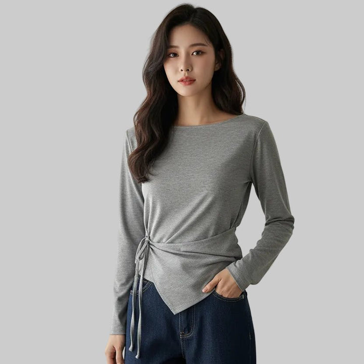 Clever Alice Unbalance Wrap Tee - clever alice