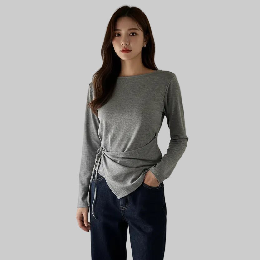 Clever Alice Unbalance Wrap Tee - clever alice