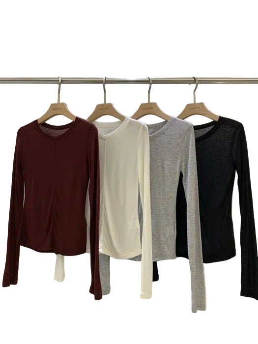 Clever Alice Wool Luxury Long Sleeve Tee - clever alice