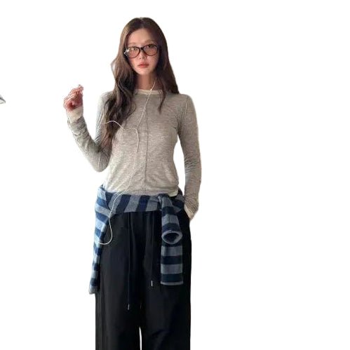 Clever Alice Wool Luxury Long Sleeve Tee - clever alice