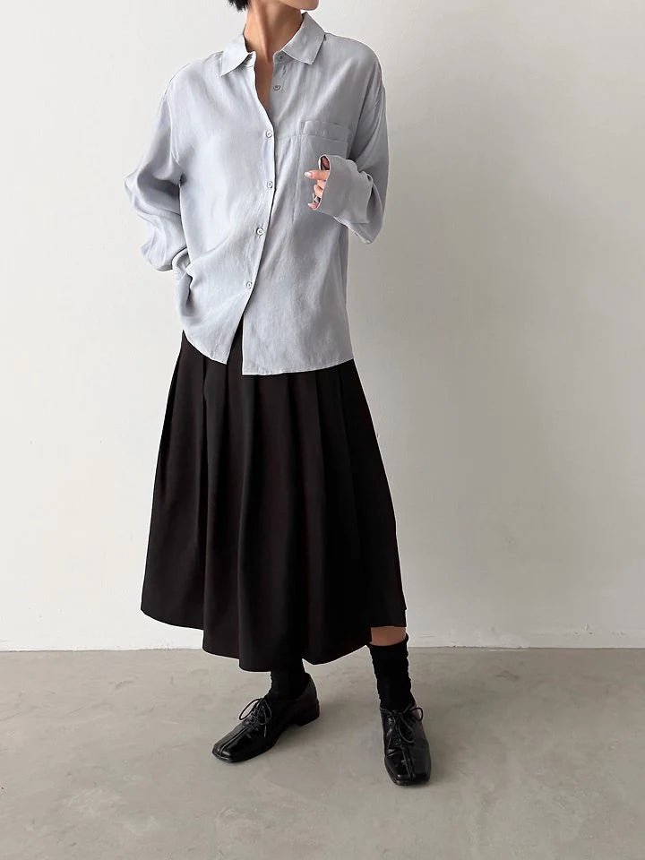 Clever Alice Wrap Skirt Pants - clever alice