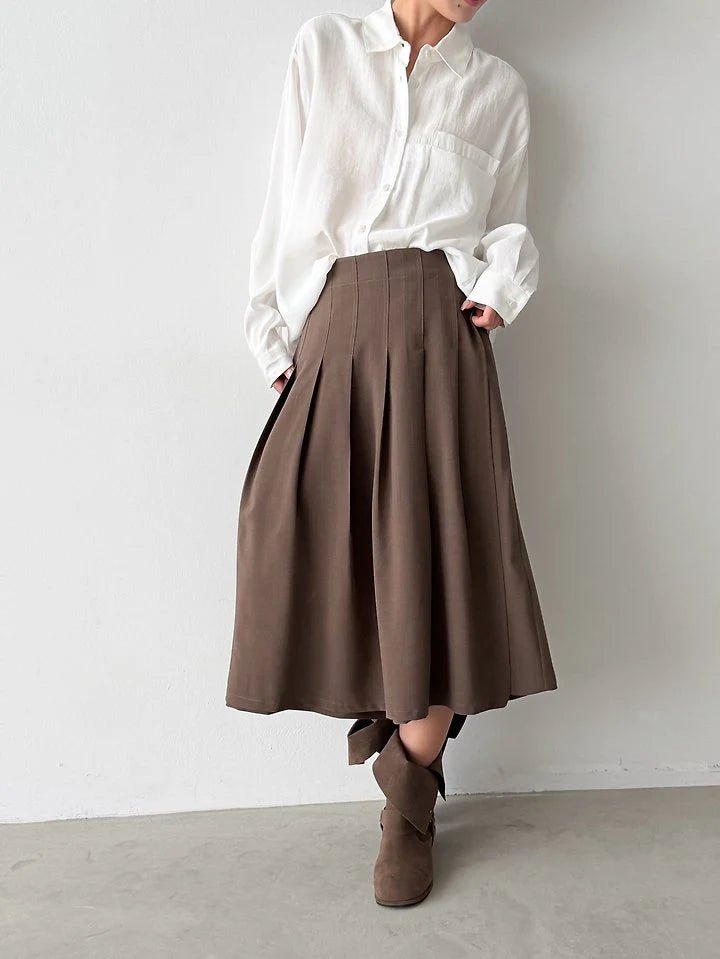 Clever Alice Wrap Skirt Pants - clever alice