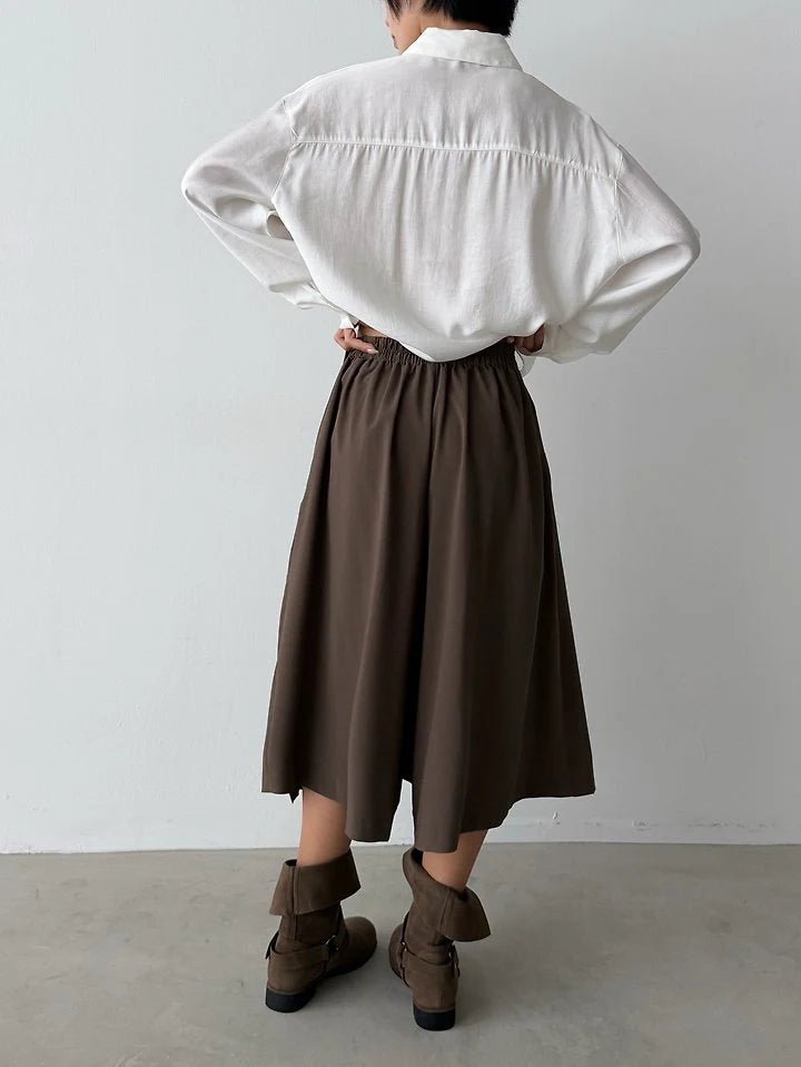 Clever Alice Wrap Skirt Pants - clever alice