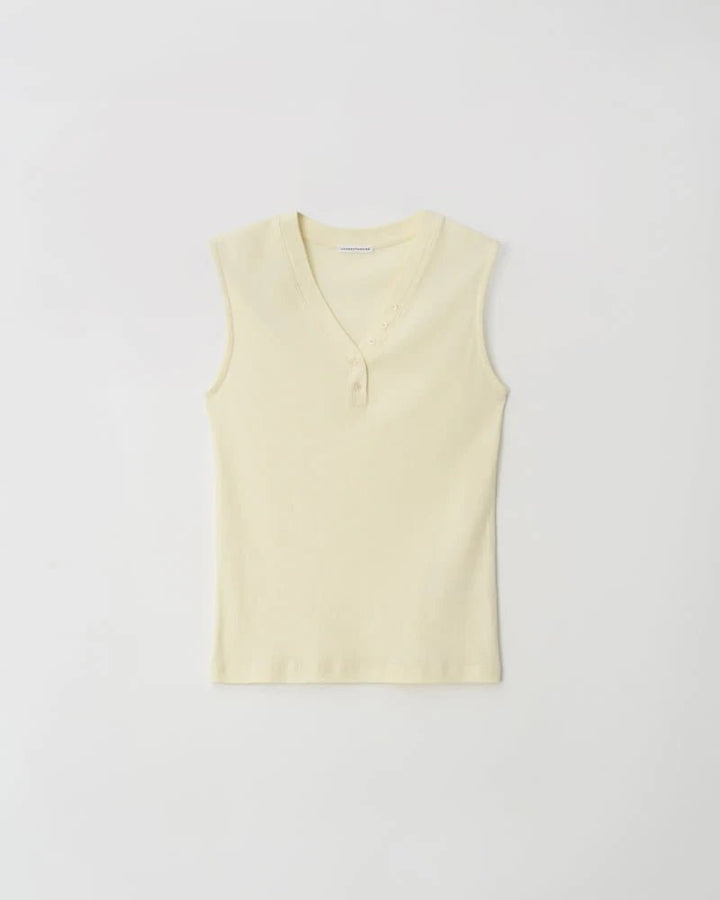 Clever Alice Y Button Sleeveless Top - clever alice
