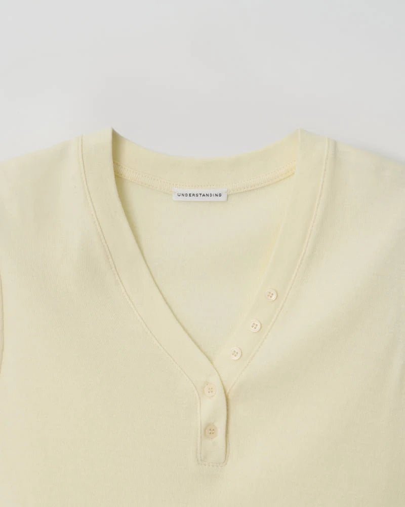 Clever Alice Y Button Sleeveless Top - clever alice