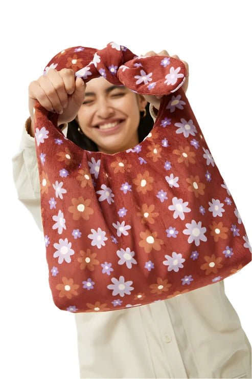 Compania Fantastica Montana Floral Print Shoulder Bag - clever alice