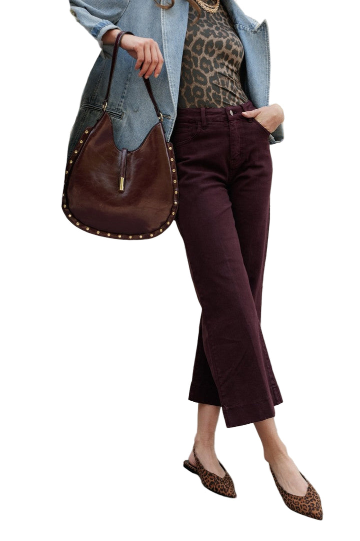 Oraije Wide Cropped Jeans - Windy