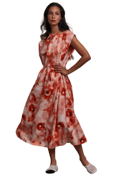 Deha Allover Parachute Dress - clever alice