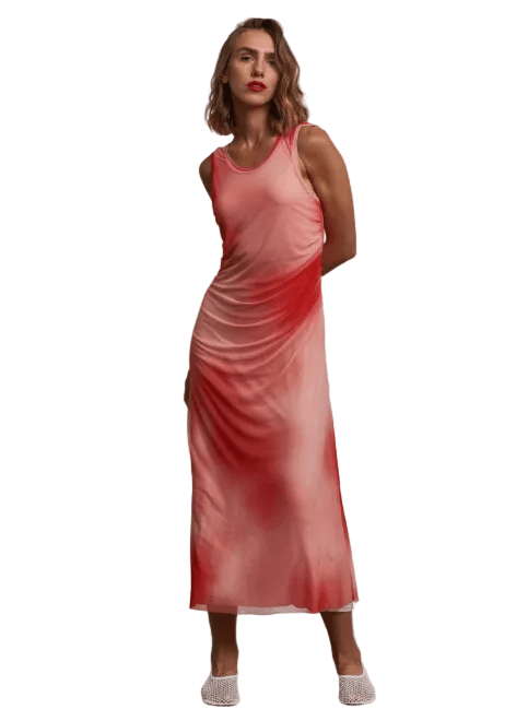 Deha Allover Tulle Layered Dress - clever alice