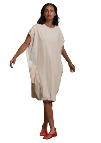 Deha Fade - Effect Satin Detail Dress - clever alice