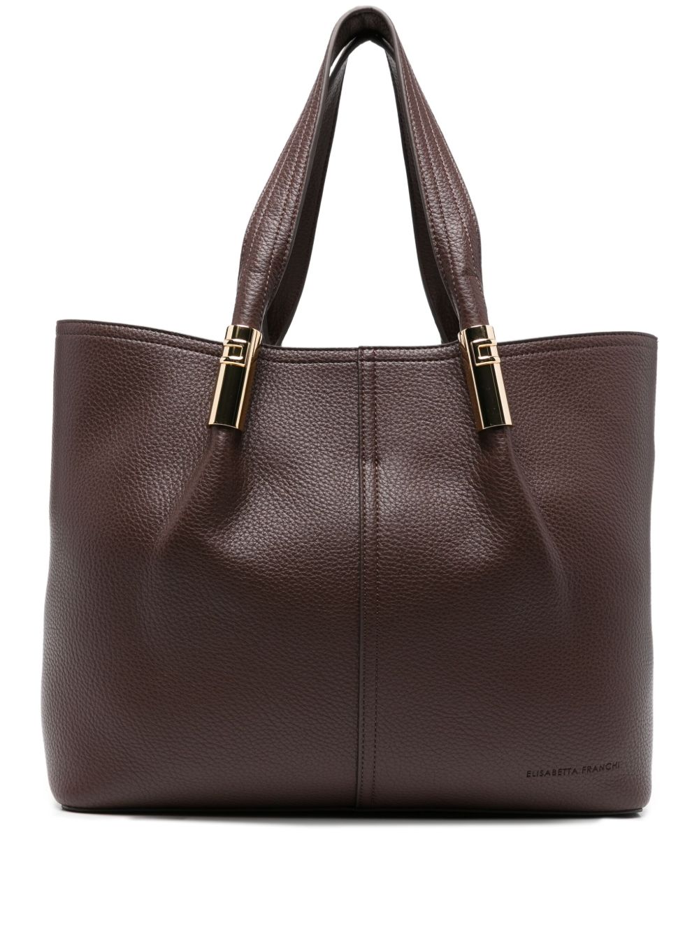 Elisabetta Franchi Large tote with logo details - clever alice