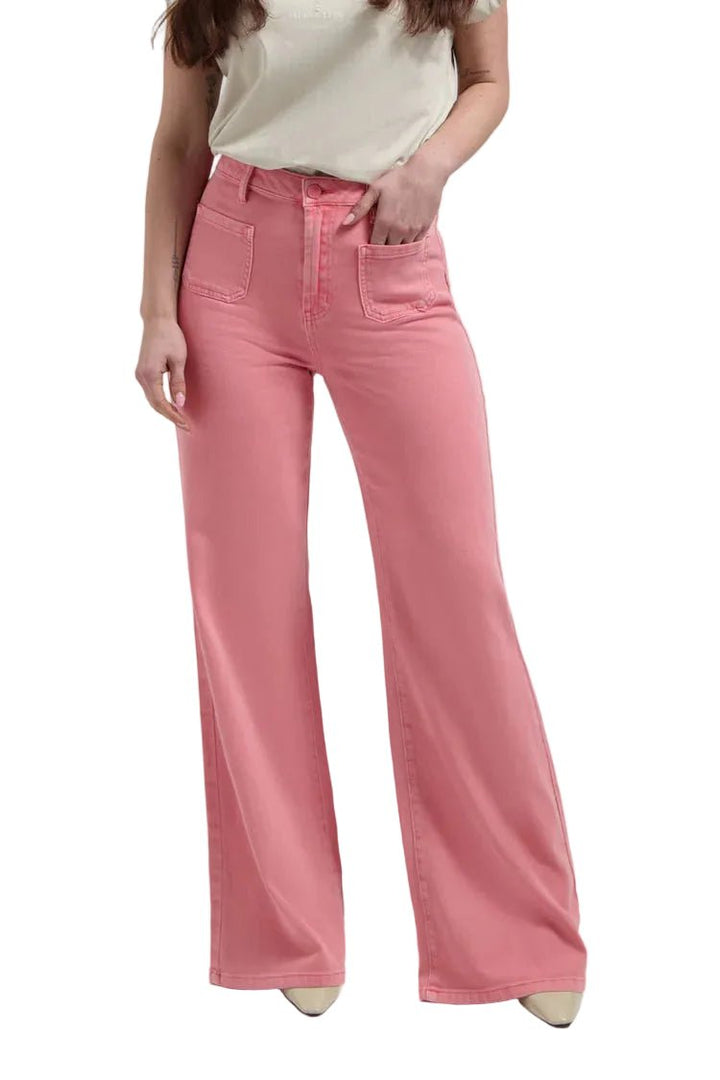 Florez Ana Flared Pocket | Coral - clever alice
