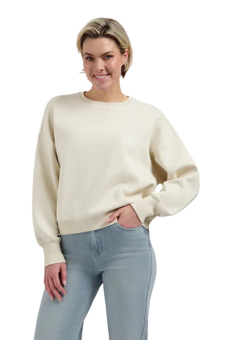 Florez Ivy Sweater | Soft White - clever alice