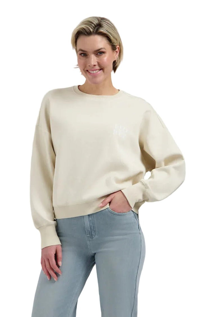 Florez Ivy Sweater | Soft White - clever alice
